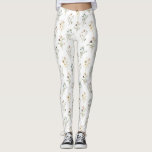 Blommönster Leggings<br><div class="desc">Blommönster Leggings. Elegant och Snyggt,  blommönstrets täckmantel har vackra,  handmålade  rosor,  dammiga blåa,  vår gult och sage grönt delikat pressade vintage-vilda blommor.</div>