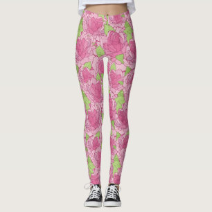 Blommönster Leggings