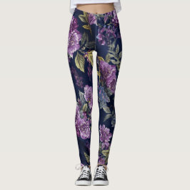 Blommönster leggings