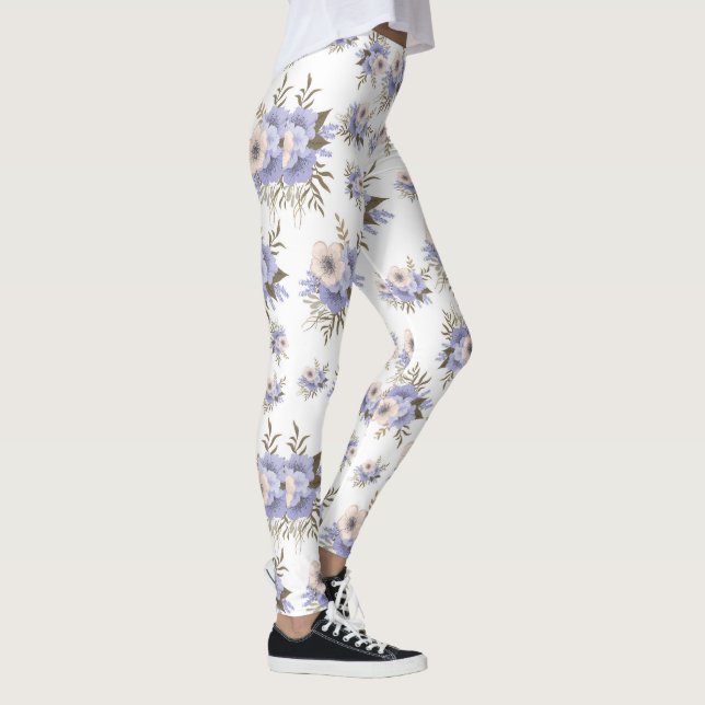 Blommönster Leggings (Höger)