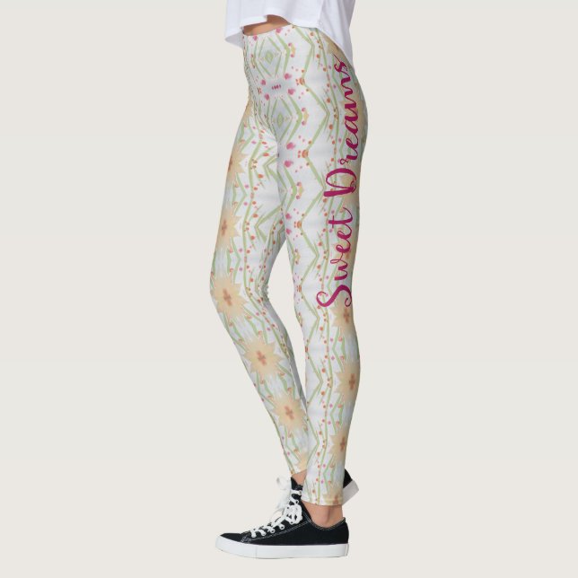 Blommönster Leggings (Vänster)