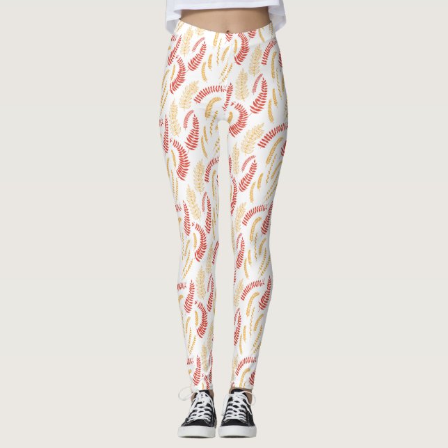Blommönster Leggings (Framsida)