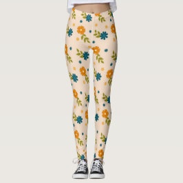 Blommönster Leggings