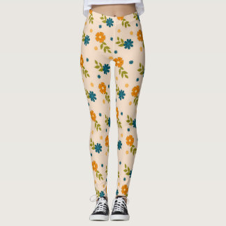 Blommönster Leggings