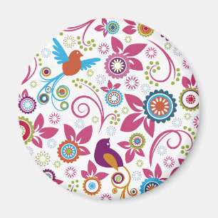Blommönster Magnet