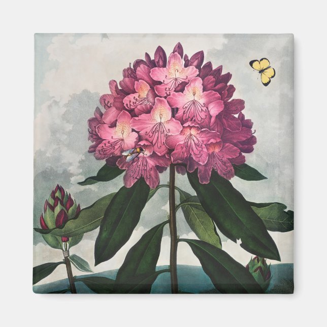 Blommönster Magnet (Framsidan)