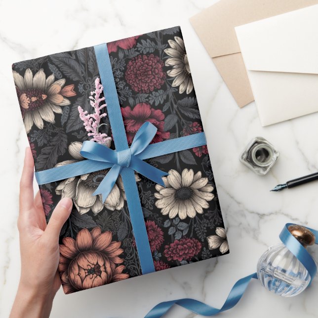 Blommönster med blandat Färg Presentpapper (Gifting)