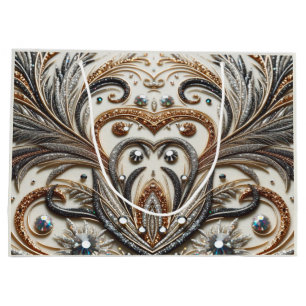 Blommönster med gemsten