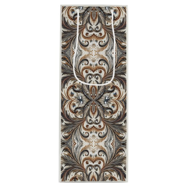 Blommönster med gemsten (Framsidan)