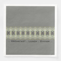 Blommönster med Grått