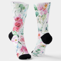 Blommönster med stora socklar