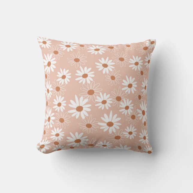 Blommönster Modernt Chic Kuddvar Kudde (Framsida)