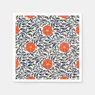 Blommönster Napkins Pappersservett