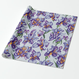 Blommönster Orchid Flowers Presentpapper