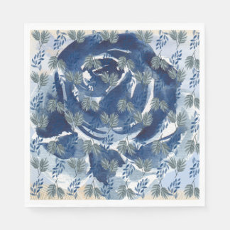 Blommönster Pappersservett
