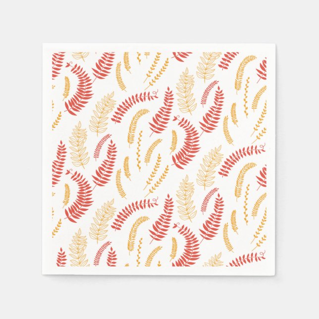 Blommönster Pappersservett (Framsidan)