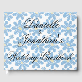 Blommönster - Personlig vigselgästbok Gästböcker