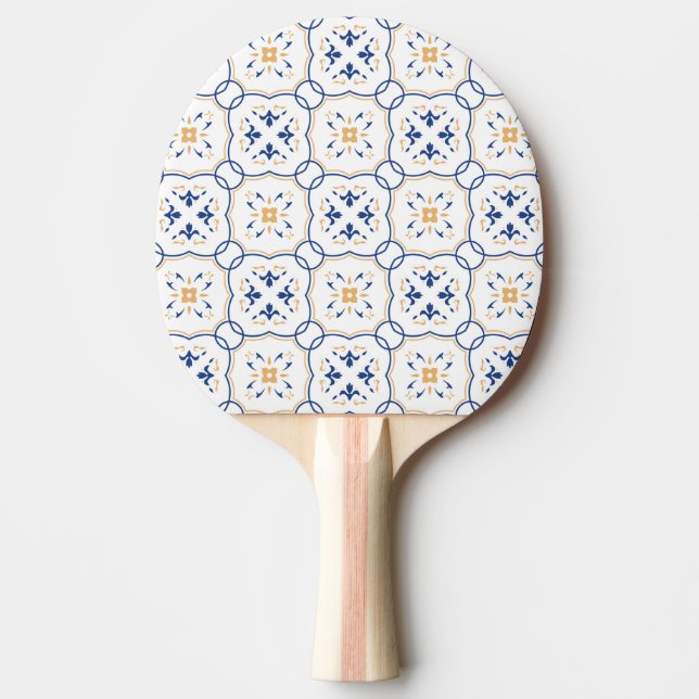 Blommönster Pingisracket (Framsidan)