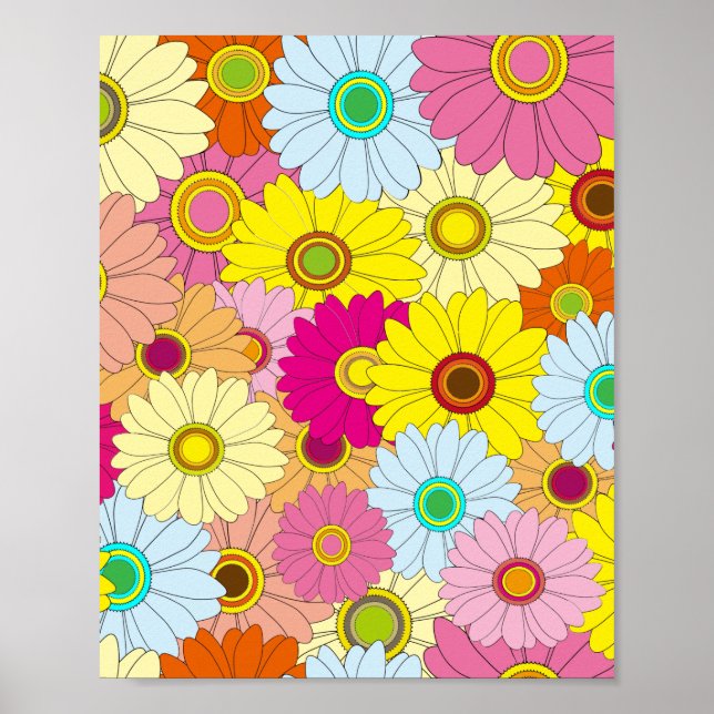 blommönster poster (Framsidan)