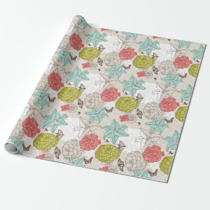 Blommönster Presentpapper