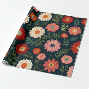Blommönster Presentpapper
