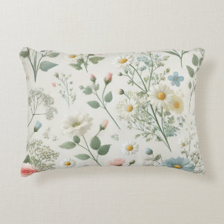 Blommönster Prydnadskudde