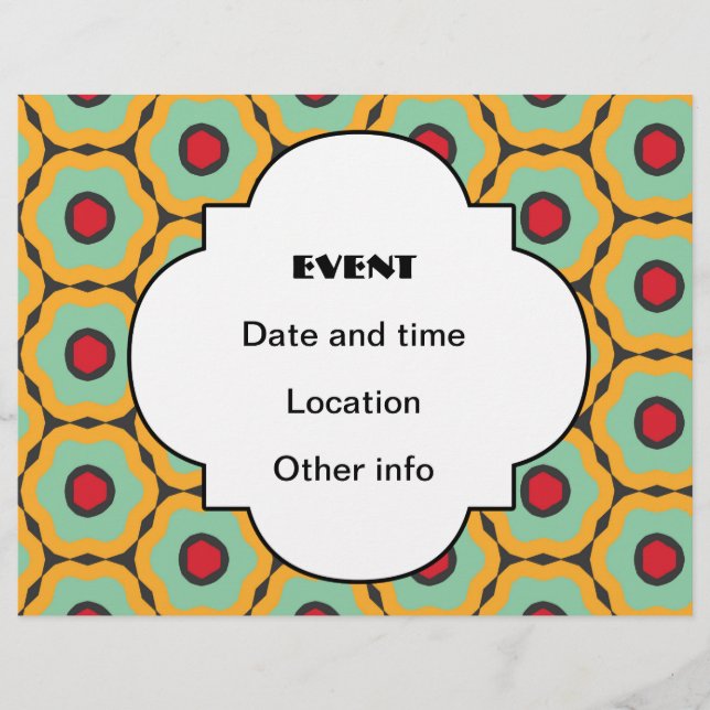 Blommönster Reklamblad (Framsidan)