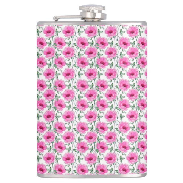Blommönster Röda Rosor M-55501 Fickplunta (Framsidan)