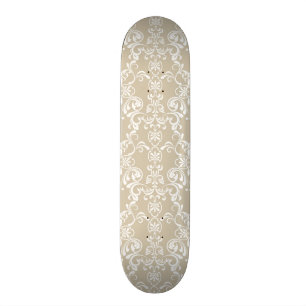 Blommönster Skateboard Bräda 19,5 Cm