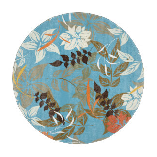 Blommönster: Sömlös Vintage bakåt