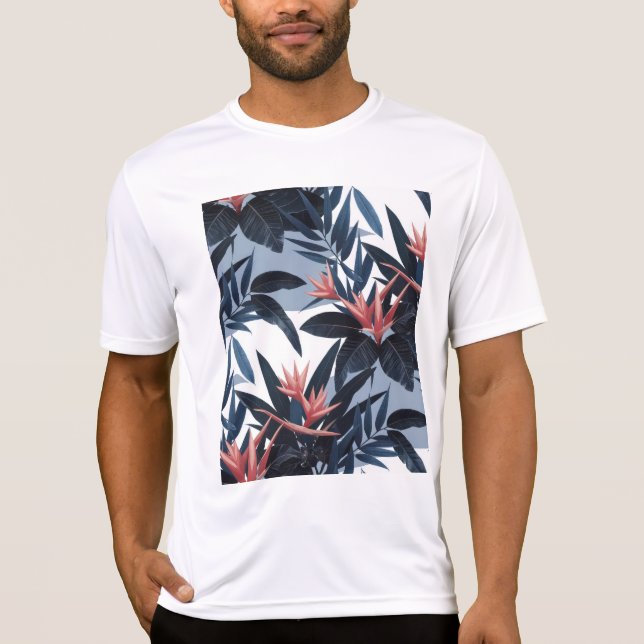 Blommönster T Shirt (Framsida)