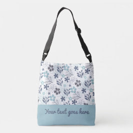 Blommönster Tote Bag Axelväska