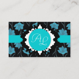 Blommönster universellt yrke visitkort