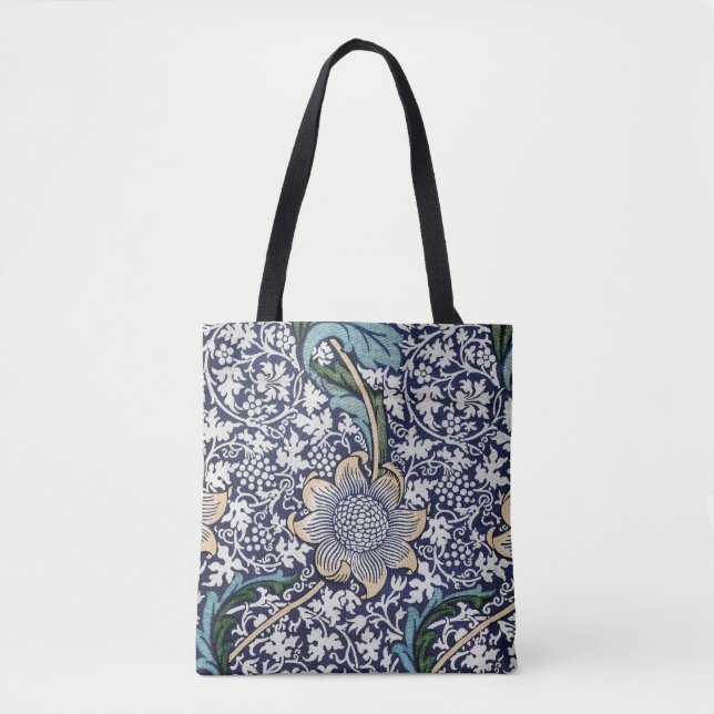 Blommönster - William Morris Tygkasse (Framsida)