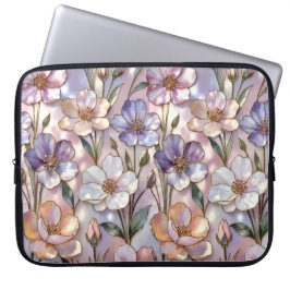 Blommönstrad laptopsleeve Blommönster Laptop Fodral