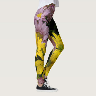 blommönstrade leggings