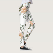 Blommönstrade Leggings