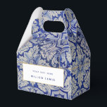 Blommönstret Blue & White Mediterranean Vintage Presentaskar<br><div class="desc">Hand målade traditionella plattor från Medelhavet. Mönster av perfektion. Mosaikblå och vit löv-blommigt-platta teckningar. Perfektens dekorativa utformning,  idealisk gåva till alla tillfälle.</div>