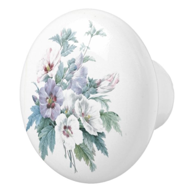 Blommönstret Bouquet Ro i Sharon Redouté Knopp (Höger)