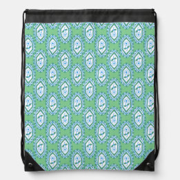 Blommönstret chic blått Vintage periwinkle Gympapåse