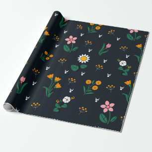 blommönstret chic presentpapper