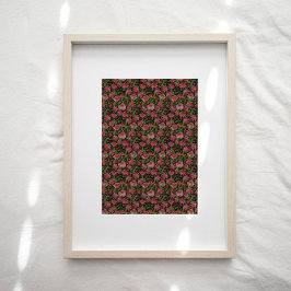 Blommönstret Cone Flowers Poster