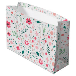 Blommönstret Cute Autumn Colorful Illustrated