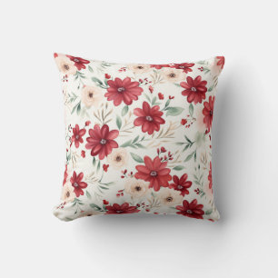 Blommönstret Cute Vintage Inspired Kudde