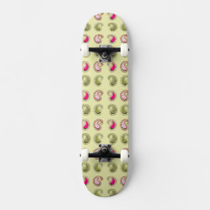 Blommönstret daisy skateboard bräda 20 cm