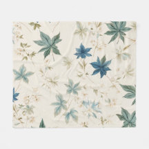 Blommönstret elegant Boho Vintage Maple Löv