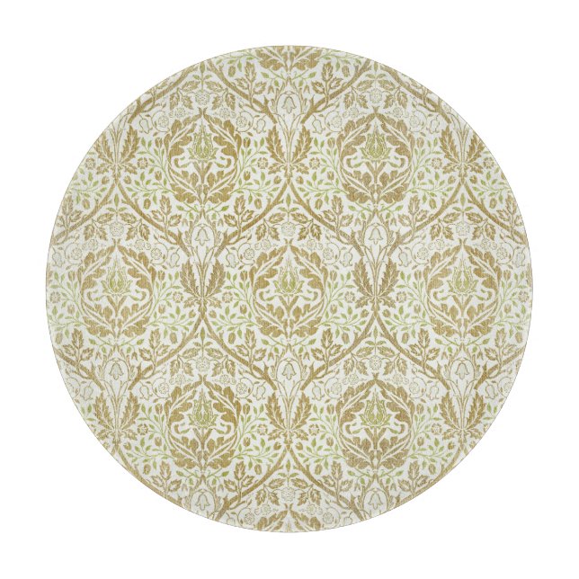 Blommönstret elegant Guld (Framsidan)