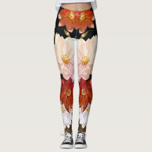 Blommönstret elegant Röd vit och Rosa vattenfärg