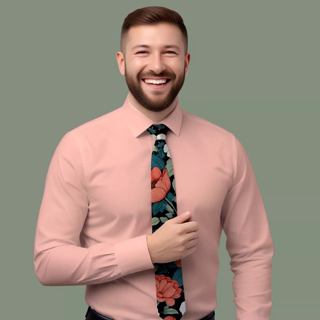 Blommönstret elegant slips (Skapare uppladdad)