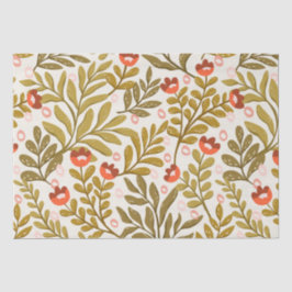 Blommönstret elegant vattenfärg